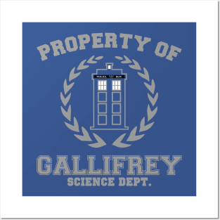 Property of Gallifrey Posters and Art